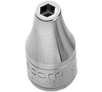 'Facom 1/4 Inch Socket Spanner 6 Sided 3.2 mm Pack of 1 r.3,2