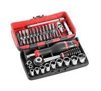 Facom 1/4" Drive 38 Piece Super Compact Socket & Bit Set R2NANO