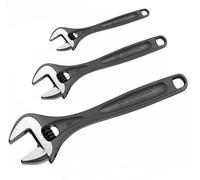 Facom 113T.SET3 Heavy Duty Phosphated Adjustable Spanner Wrench Set 6", 8" & 10"