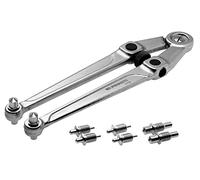 Facom Adjustable Pin Spanner, Vanadium Steel, 245mm Length, 20-100mm Jaw Capacit