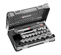 Facom 19 Piece 1/2" Drive Hexagon Socket Set Metric