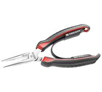 FACOM 170 mm Straight Half-Round Nose Plier - Side Wire Cutter for Copper and Hard Steel Wire, Red and Black, 160 mm (Type 1)