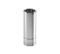 Facom 19mm Bi Hexagon Deep Socket 3/8in Drive Chrome Finish FCMJ19LA