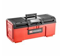 Facom 24" 60Cm Heavy Duty Tool Box With Removable Tray Red Tough Storage Case