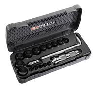 Facom 245.J2A Hole Punch Set for Circular Seals 44-420mm Cutting Range