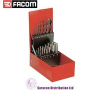 Facom 28 Piece HSS Tap and Drill Bit Set Metric