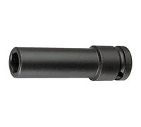 FACOM 3/4 Inch Impact Socket Spanner Hexagonal Long, SW 23 mm, Pack of 1, NK.23LA