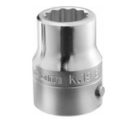 FACOM 3/4 Inch Socket Spanner 12 Point, Sw1 Inch 1/1652.5 mm Long, 1 Piece, K.1'1/16B