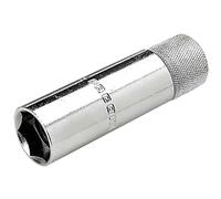 Facom 3/8" Drive Spark Plug Socket with Retainer 3/8" 16mm 250mm