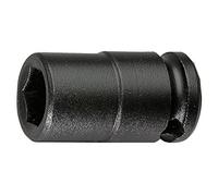 FACOM 3/8 Inch Impact Hexagonal Socket Spanner SW 17 mm, 1 Piece, NJ.17A