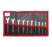 Facom 39.JE10T 10 Piece Midget Combination Spanner Set in Tool Roll