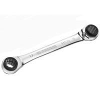 FACOM - Multi-Aperture Straight Ratchet Polygonal Wrench - 64C.S2-4 Metric Dimensions - Multi-Purpose Tool - Compact and Reversible Lever Ratchet Mechanism - 5° Return Angle
