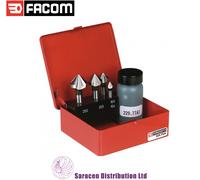 FACOM 4 PIECE 3 FLUTE COUNTERSINK SET - 229.TTJ4