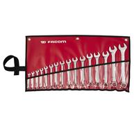 Facom 40B Series Slim Metric Combination Spanner Set 16 Piece FCM40BJV16PB