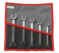 FACOM 43.JE5T Open Ring Spanner Set with Stop Edge, 6 Edges, 5 Pieces, in Bag, 1 Piece