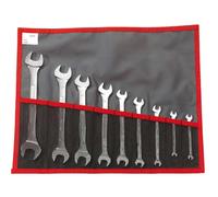 Facom 44.JE9T 9 Piece Double Open Ended Spanner Set in Tool Roll