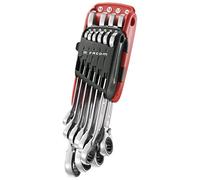 Facom 467.JP10PB Duo Ratchet Combination Spanner 10 Pieces