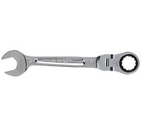 Facom 467BF.17 Combination Spanner with Hinged Ratchet 17 mm Metric Silver
