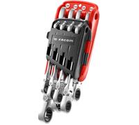 Facom 467F 8 Piece Flexible Ratchet Combination Spanner Set Imperial