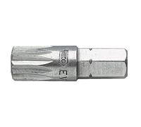 FACOM 5/16 Inch Screw Insert with Spline Profile, ET.208 Insert, Length 28 mm, Pack of 1, EV.208
