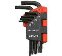 Facom FCM89RJP6 89R.JP6 10 - 40mm Hex Key Set with Long Resistorx (6 Pieces)