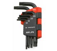 Facom 6 Piece ResisTorx Tamperproof Key Set TT10 - TT40 89R.JP6