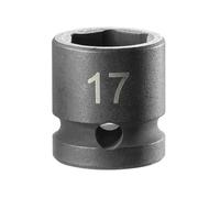 Facom 6-Point Stubby Impact Socket 1/2in Drive 17mm