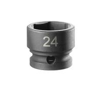Facom NSS.24A 6-Point Stubby Impact Socket 1/2In Drive 24Mm