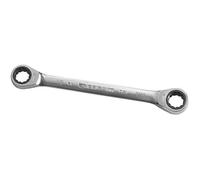 Facom Imperial Double End Ring Ratchet Spanner, 72 Points, 1/2in. x 9/16in