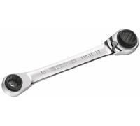 FACOM - Multi-Aperture Straight Ratchet Polygonal Wrench - 64C.S2-4 Metric Dimensions - Multi-Purpose Tool - Compact and Reversible Lever Ratchet Mechanism - 5° Return Angle