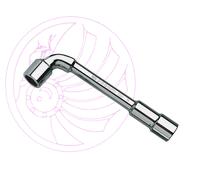 Facom 75.14 Forged Metric 6 X 6 Point Angled Open-Socket Wrench 14mm