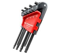 Facom 8 Piece Torx Allen Key Set 89.JP8A (Curved, Made of Durable Silicon Steel, Perfect Screw Contact, Includes Holder with Easy Lock System)