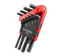 Facom 82H.JP8AU 8 Piece Short Imperial Hexagonal Key Set 3/32″-3/8 AF Allen Hex