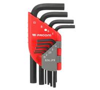 Facom 82H.JP9A Standard 9 Piece Hexagon Key Set 1.5 - 10mm In Clip