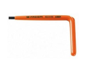 FACOM 83.5AVSE Hexagonal Allen Wrench, 90 g, Bent, SW 5, Length 125 mm, 1000 Volt, Pack of 1
