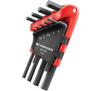 Facom 9 Piece Extra Long Ball End Hexagon Allen Key Set Metric