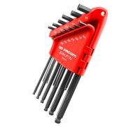 Facom 83SH.JP13U 13 Piece Ball Ended Imperial Hexagon Allen Key Set .050-3/8" AF