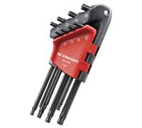 Facom 89S.JP8A Long Metric Head Torx Hex Key Set Of 8 (Tx10-Tx45)