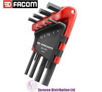 Facom Metric Short Arm Hex Key Set 9 Piece Supplied In A Case 82H.JP9A