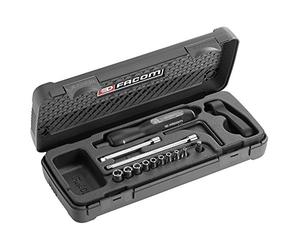 FACOM A.402J1 Series A.J1 Torque Screwdriver Set, 1/4" Sockets, Pl.434 Tray