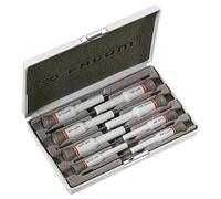 Facom AEF.J6 Micro Screwdriver Set PZ0 PZ1 PH00 Slotted 2mm > 4mm In Case