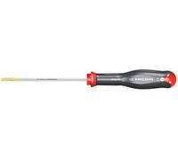 Facom at 4 X 100mm Protwist Screwdriver for Slotted Screws - Countersunk Blade, Black