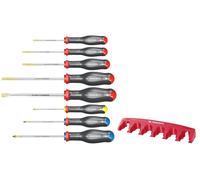 Facom AT.8PB Protwist® 8 Piece Slotted & Phillips Screwdriver Set + Rack SL PH