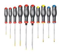 Facom AT.J10 Protwist® 10 Piece Slotted, Phillips & Pozi Screwdriver Set