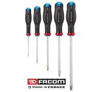 Facom ATD.J5 Protwist® 5 Piece Pozi Screwdriver Set - PZ0, 1, 2, 3 & 4