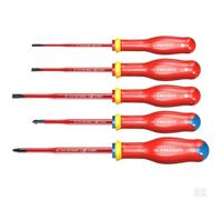 Facom Screwdriver Set, Multi, 5 Pieces