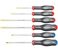 FACOM ATD.J6 - Set of 6 PROTWIST® Screwdrivers for POZIDRIV® Phillips Screws - Round Blades