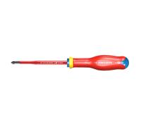 Facom ATD1X100TVE Protwist 1000v VDE Slim Insulated Screwdriver Pozi PZ1 x 100mm
