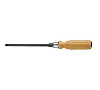FACOM ATHH.D2 Screwdriver Wooden Handle Hexagonal Pozidriv PZ2 125 mm Pack of 1