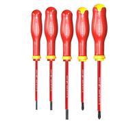 Facom ATP.J5VEProtwist 1000 Volt Insulated Screwdriver 5 Pieces